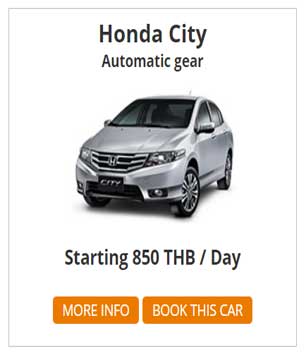 Car rental Udon Thani to Talay Bua Daeng